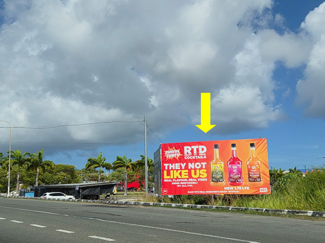 Claude Noel Hwy, Lowlands Westbound 30ft W x 15ft H