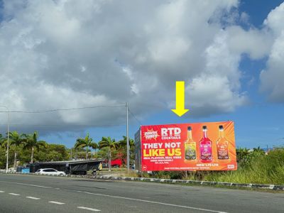 Claude Noel Hwy, Lowlands Westbound 30ft W x 15ft H