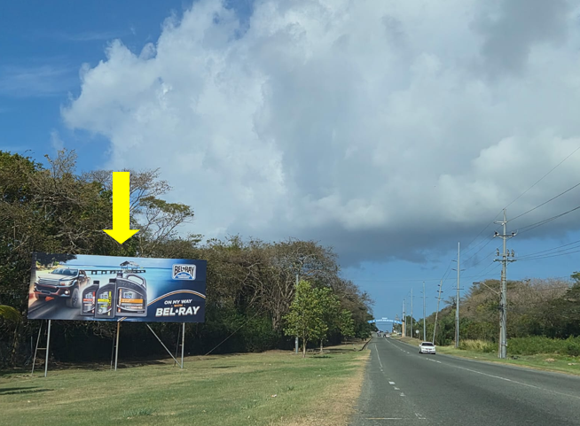 Magdalena Grand, for traffic heading West 32ft W x 12ft H