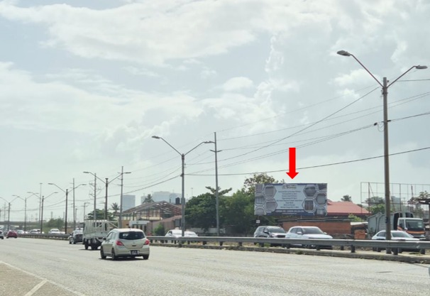 X1 Beetham Highway Port of Spain, Beetham Gardens for traffic heading West