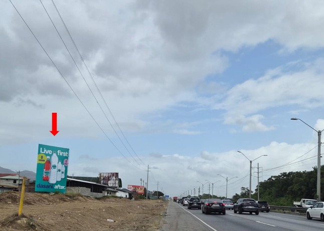 X10 Beetham Highway Port of Spain, Beetham Gardens, Eastbound, same side