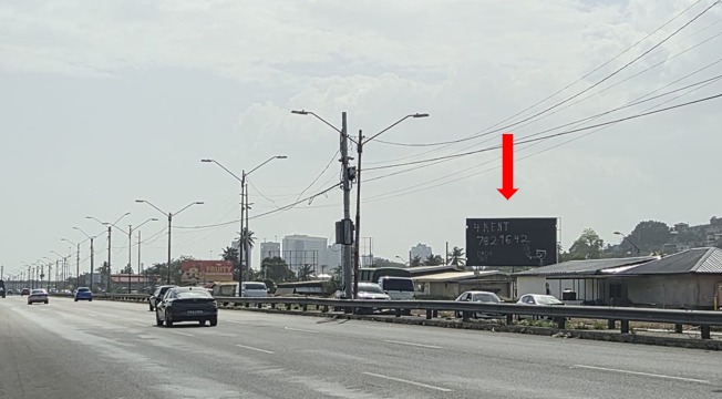 X12 Beetham Highway Port of Spain, Beetham Gardens, for traffic heading West