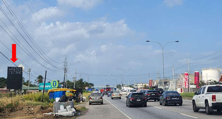 Macoya – for traffic heading West (same side) 16ft W x 24ft H
