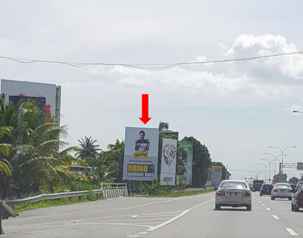 St. Augustine – for traffic heading west  (same side) 16ft W x 24ft H