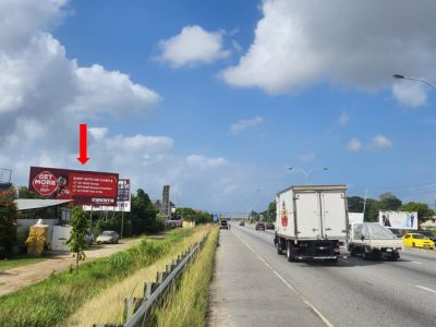 St. Augustine – for Westbound traffic, same side 40ft W x 16ft H