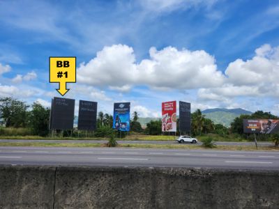 Aranguez- BB#1 for traffic heading West  30ft H x 20ft W