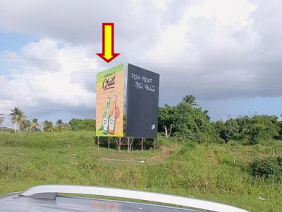 Chaguanas- near Brentwood for Southbound traffic (same side) 30ft H x 20ft W
