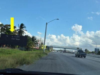 Chaguanas- Southbound (same side) 40’ W x 16’ H