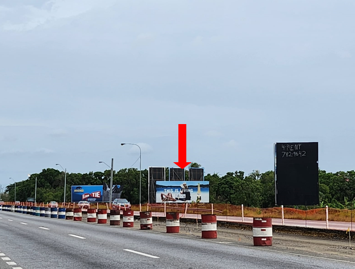 Chaguanas for traffic heading South 40ft W x 16ft H